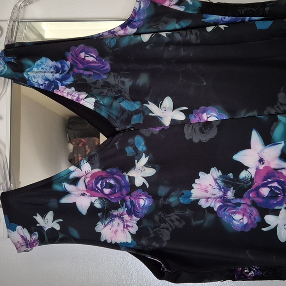 Sleeveless Faux Wrap Dress - Ricki's Size 18 - Picture 3 of 4